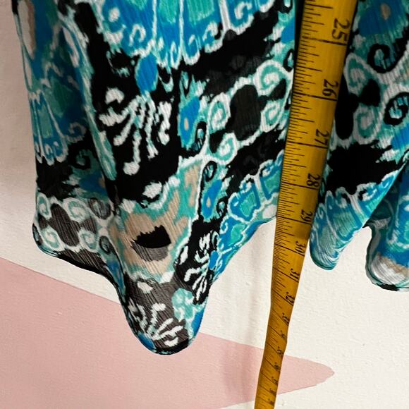 East 5th Blue Floral Maxi Skirt Fairy Grunge Boho Vintage 90s 2000s Small - Picture 3 of 5